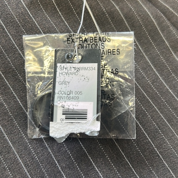 Tahari Arthur S. Levine | Striped Suit Jacket Grey “Howard” Size 18 - Picture 8 of 10